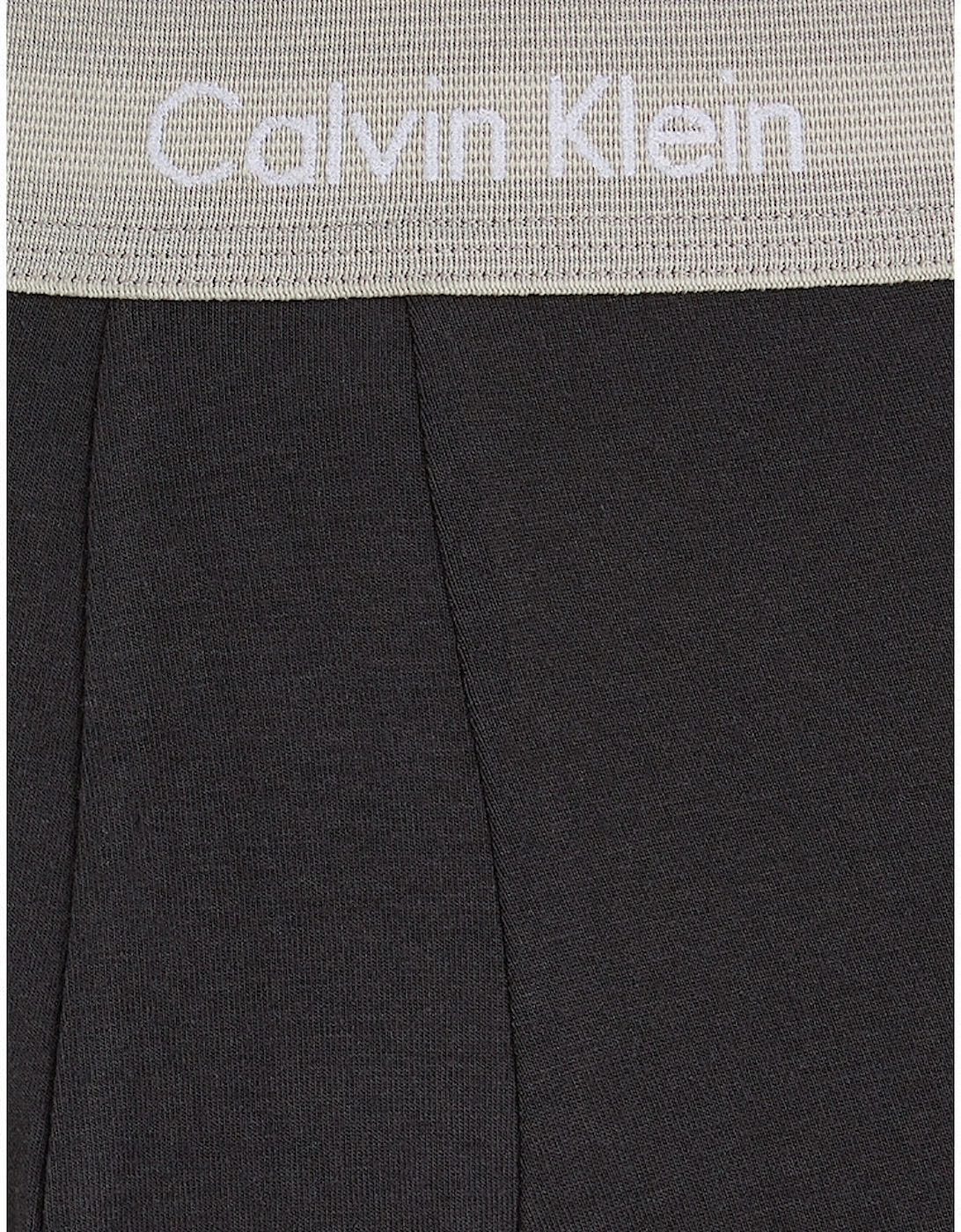 3-Pack Cotton Stretch Boxer Briefs, Black