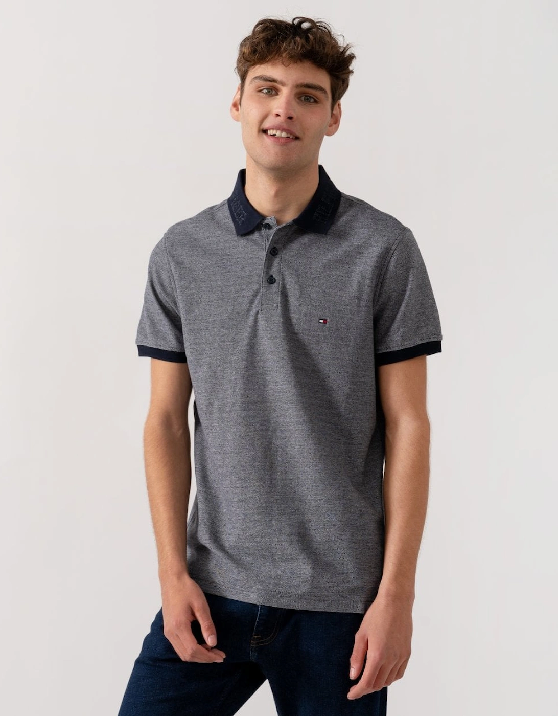 Monotype Two Tone Mens Regular Fit Polo, 6 of 5