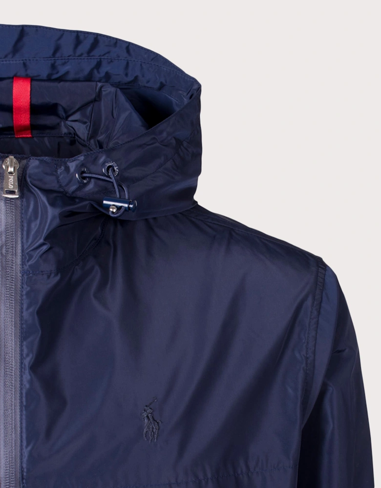 Full-Zip Hooded Windbreaker