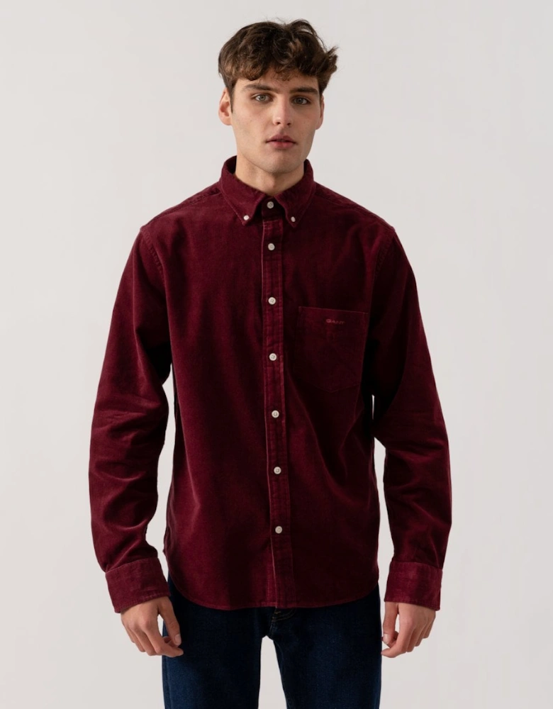 Mens Regular Fit Ut Corduroy Shirt