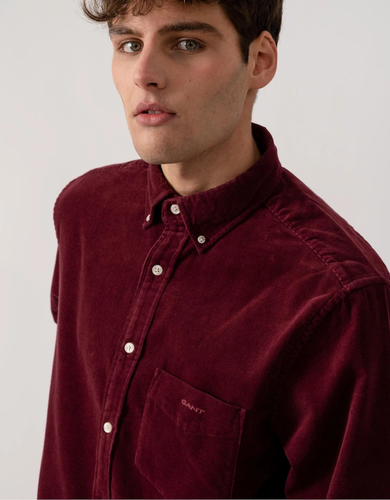 Mens Regular Fit Ut Corduroy Shirt