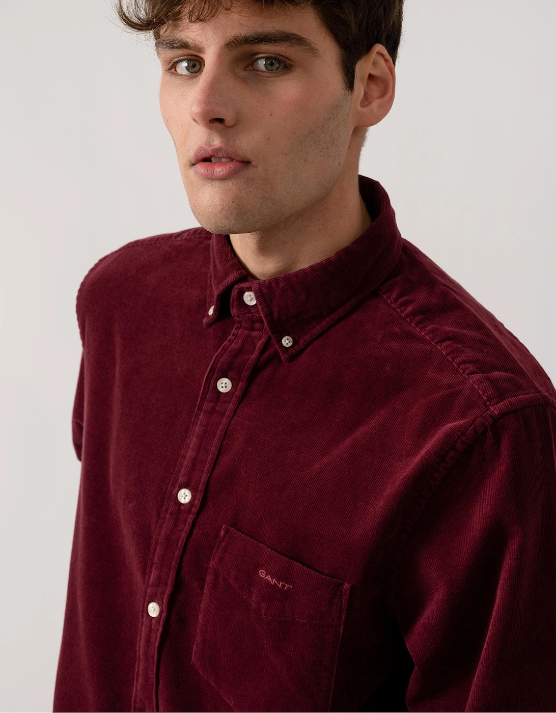 Mens Regular Fit Ut Corduroy Shirt