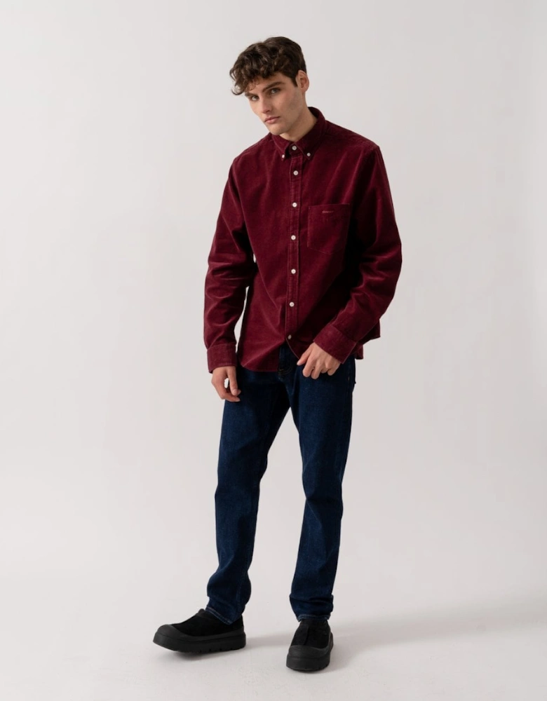 Mens Regular Fit Ut Corduroy Shirt