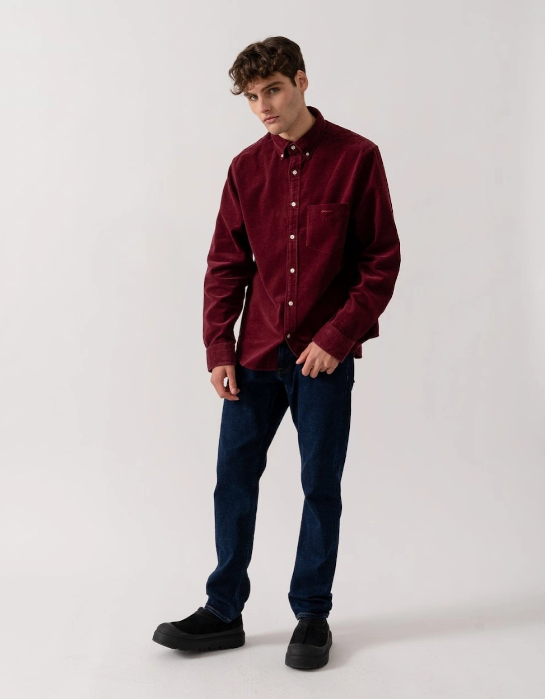 Mens Regular Fit Ut Corduroy Shirt