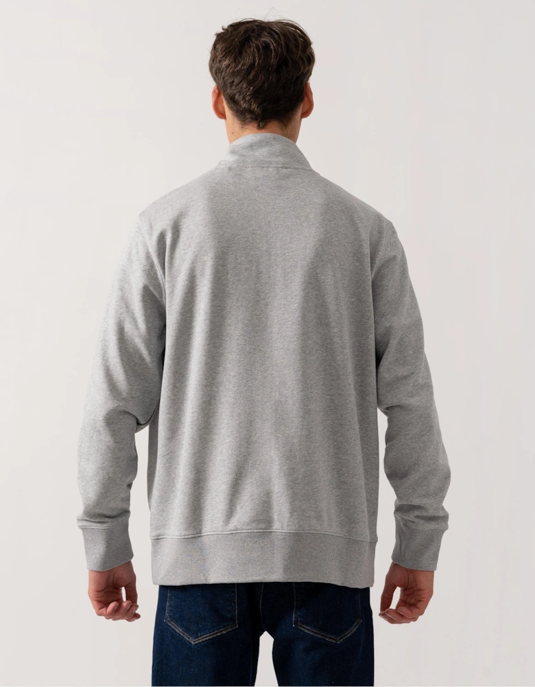 Embroidered Archive Shield Half Zip