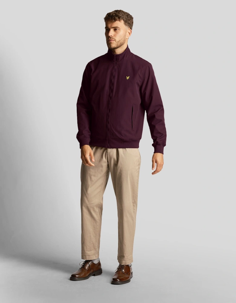 Mesh Backed Funnel Neck Jacket