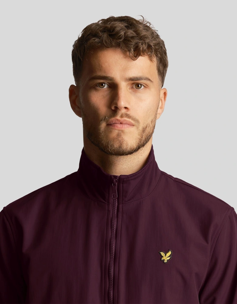 Mesh Backed Funnel Neck Jacket