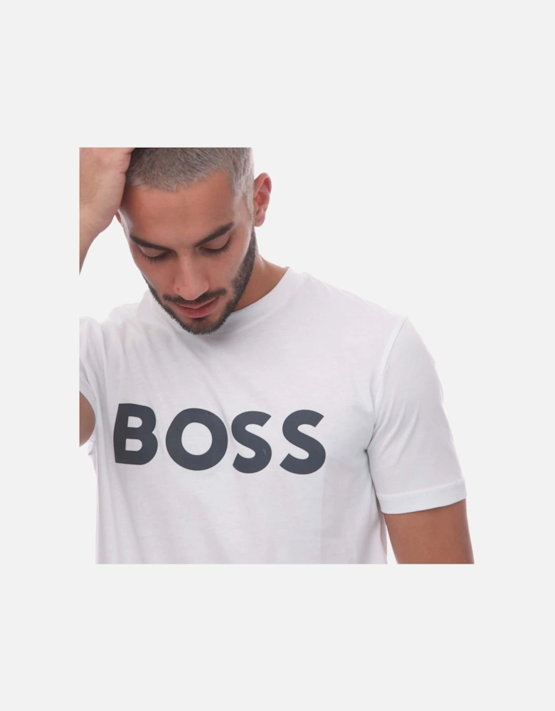 Thinking 1 Rubber Print Logo T-Shirt