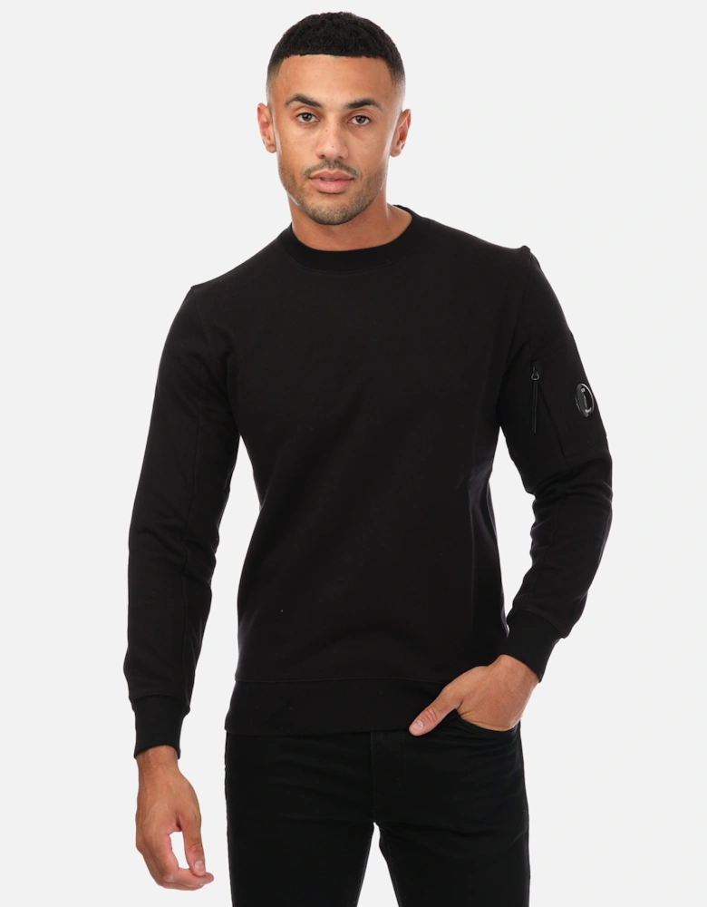 Diagonal Raised Fleece Lens Sweatshirt - Mens Diagonal Raised Fleece Sweatshirt