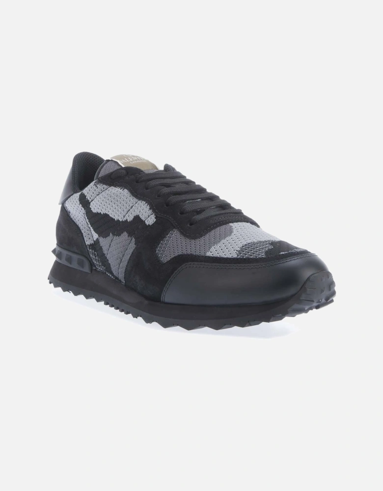 Mesh Fabric Camouflauge Rockrunner Trainers