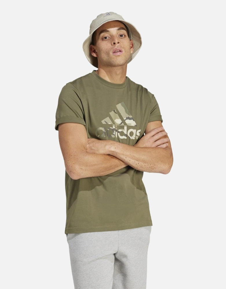 Camo Badge of Sport Graphic T-Shirt