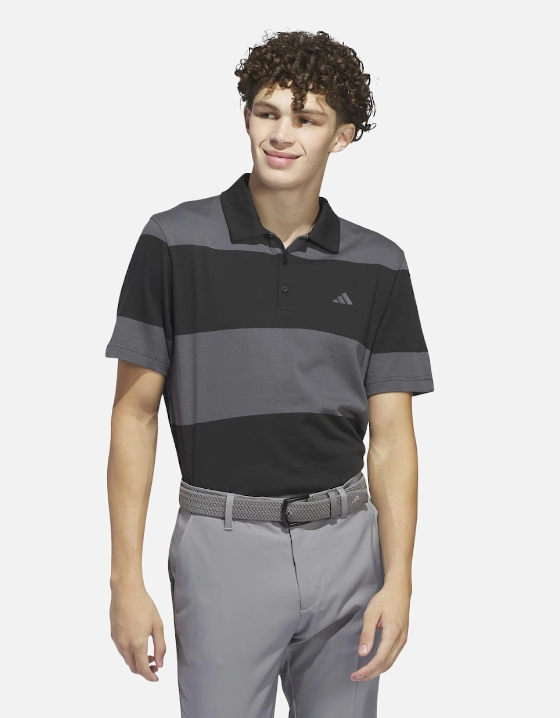 Colourblock Rugby Stripe Polo Shirt