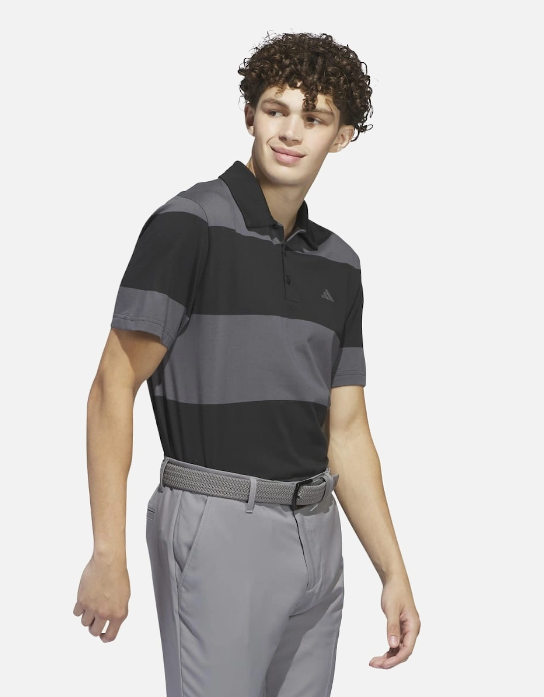 Colourblock Rugby Stripe Polo Shirt