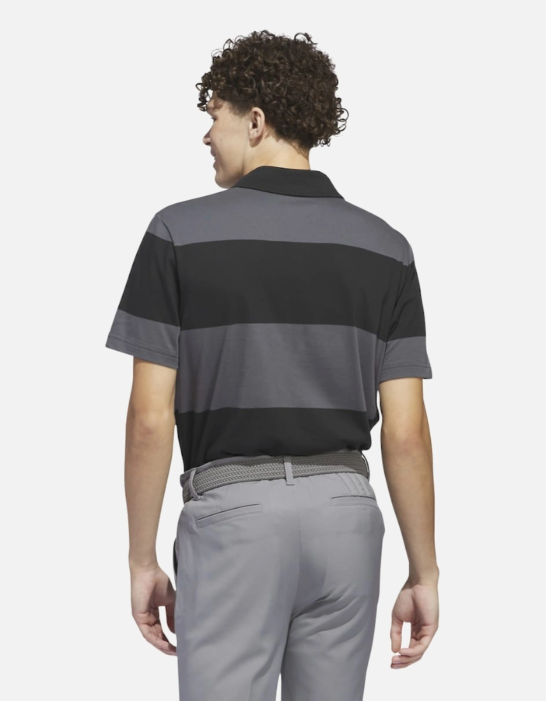 Colourblock Rugby Stripe Polo Shirt