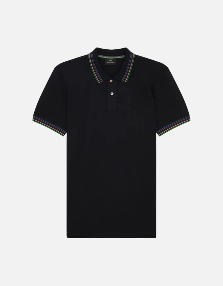 PS Tech Tipped Polo - Black