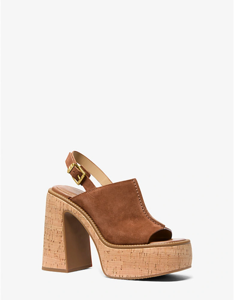 Leia Suede Platform Sandal