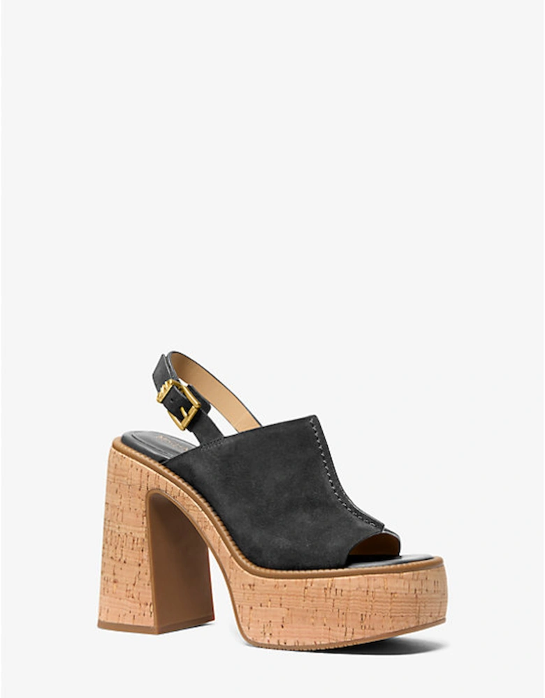 Leia Suede Platform Sandal