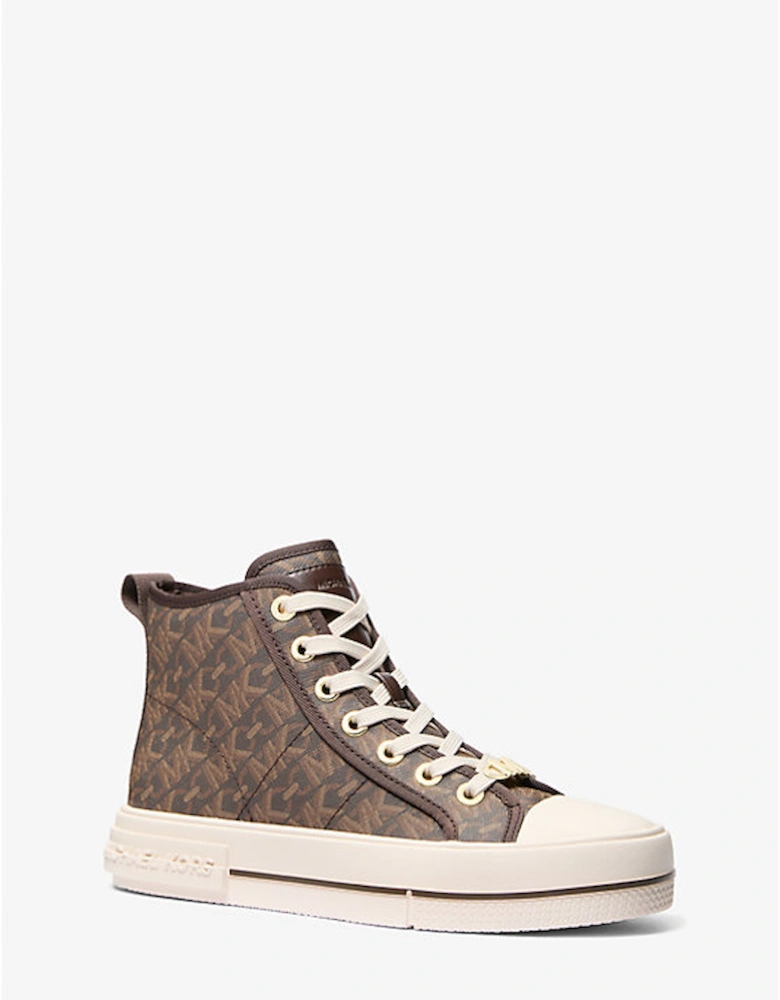 Evy Empire Monogram High-Top Sneaker