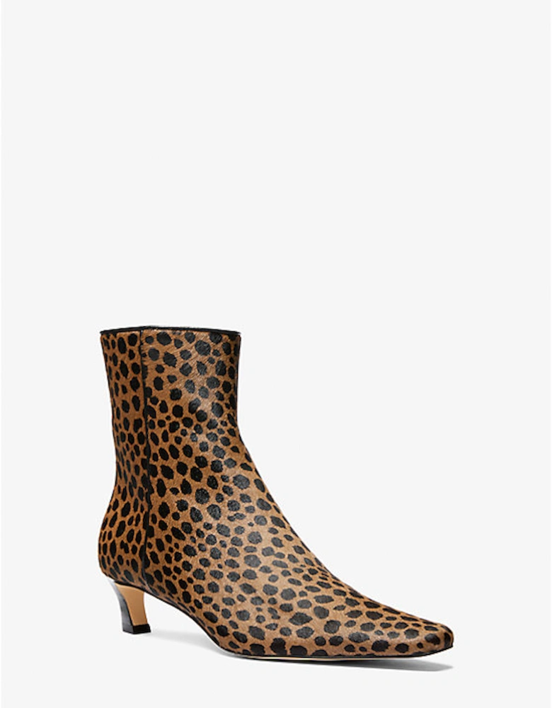 Cosmo Cheetah Print Calf Hair Boot