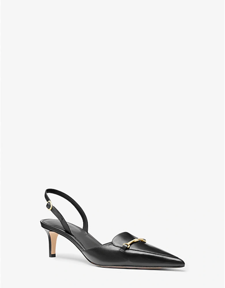 Lena Leather Slingback Pump