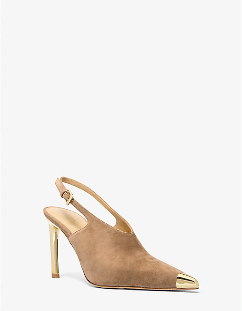 Kasia Suede Slingback Pump