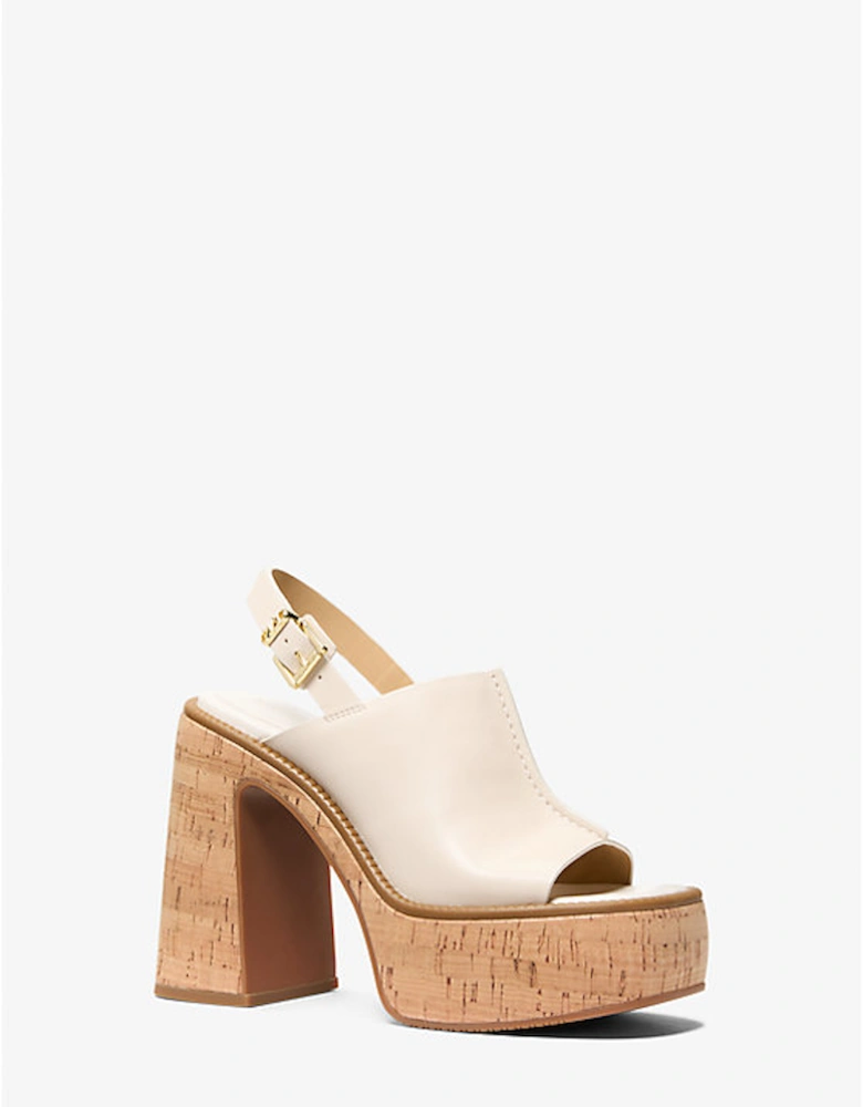 Leia Leather Platform Sandal