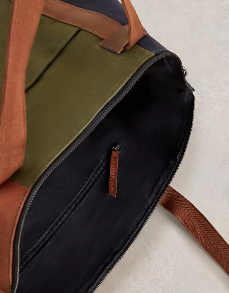 Harry Canvas Holdall Bag Green