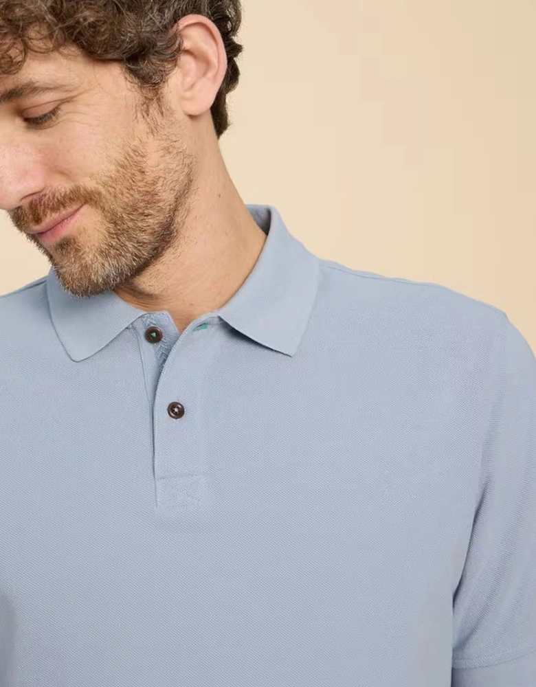 Men's Utility Polo Light Blue