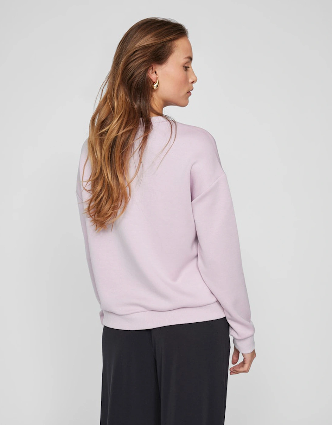 Sandy Long Sleeve Sweat Top Winsome Orchid