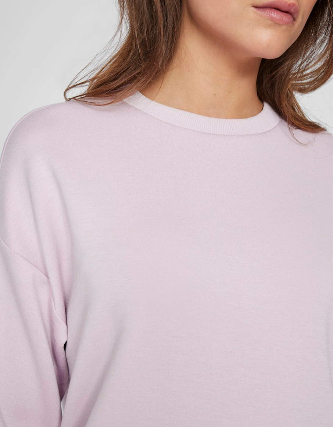 Sandy Long Sleeve Sweat Top Winsome Orchid