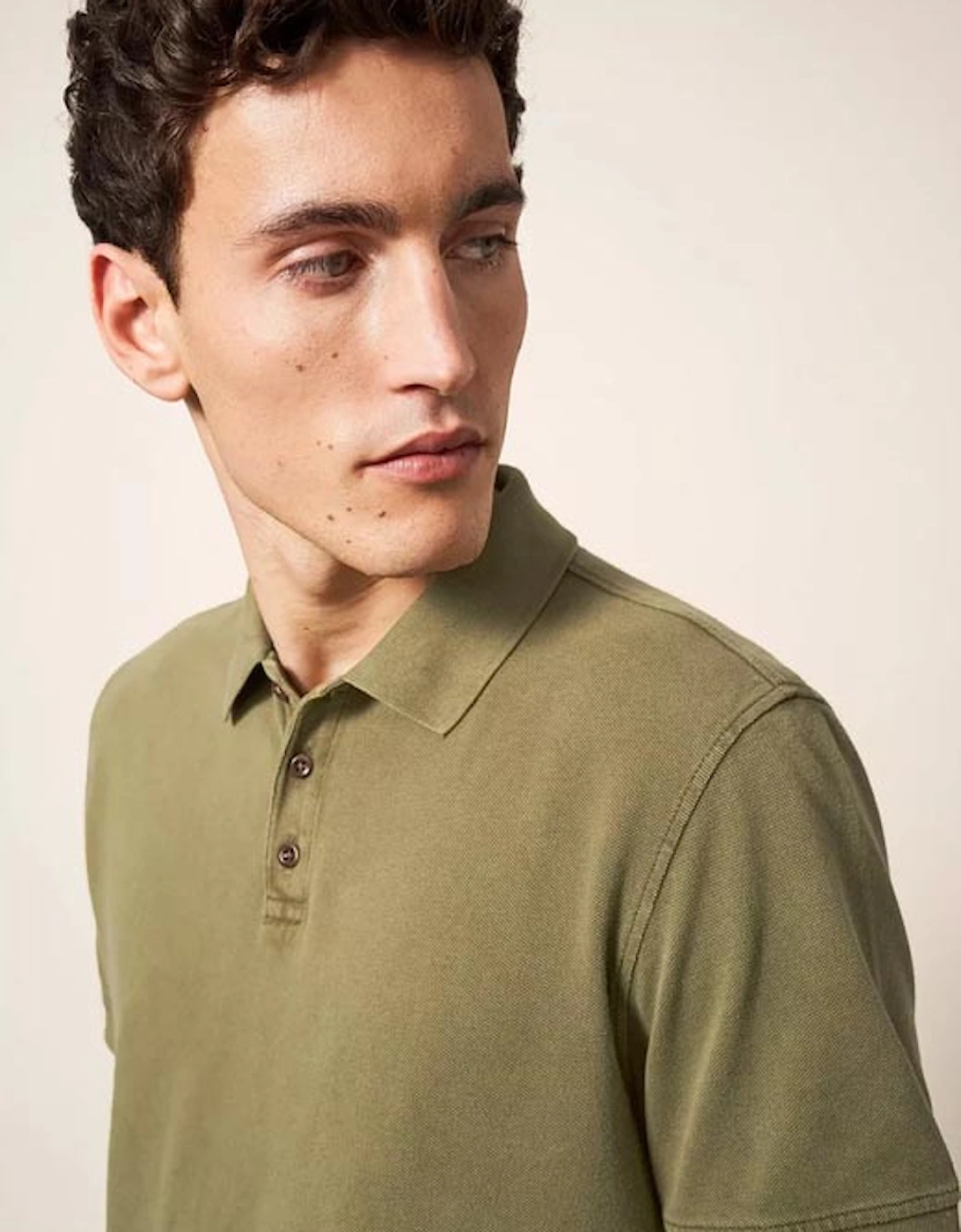 Men's Utility Polo Khaki Green