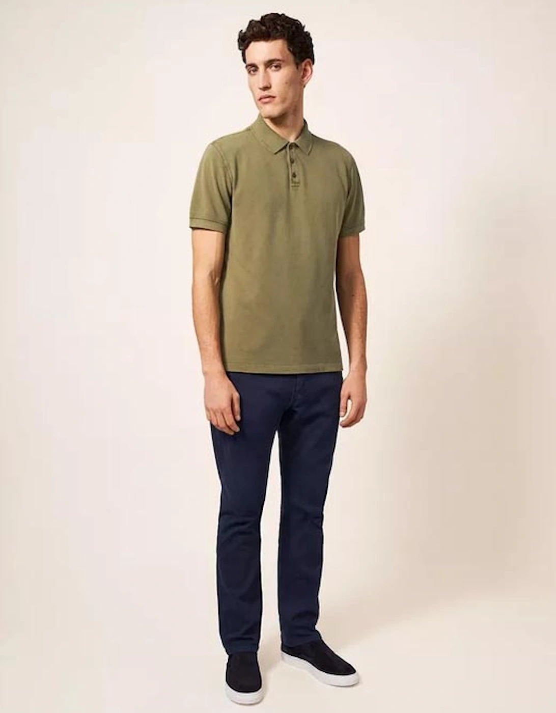 Men's Utility Polo Khaki Green