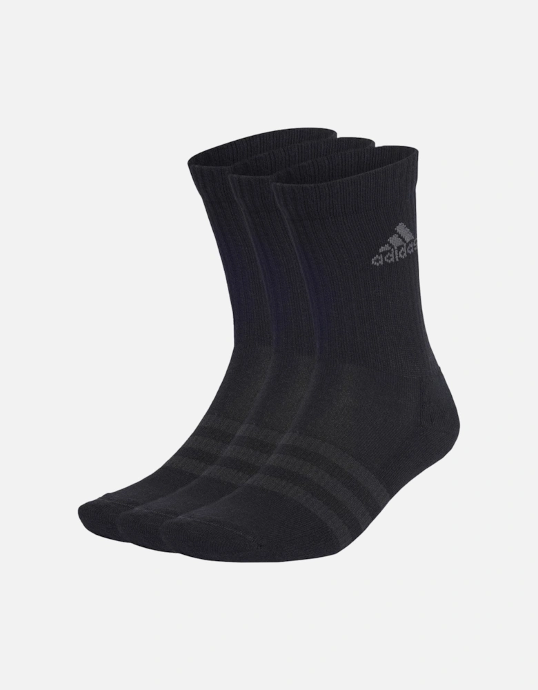 3-Pack Cushioned Crew Socks