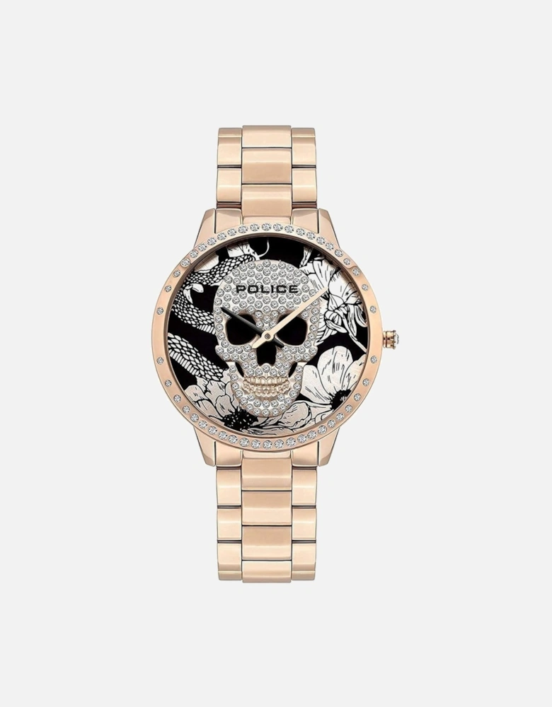 Quartz Analog Watch with Stainless Steel Case Women - Multicolor