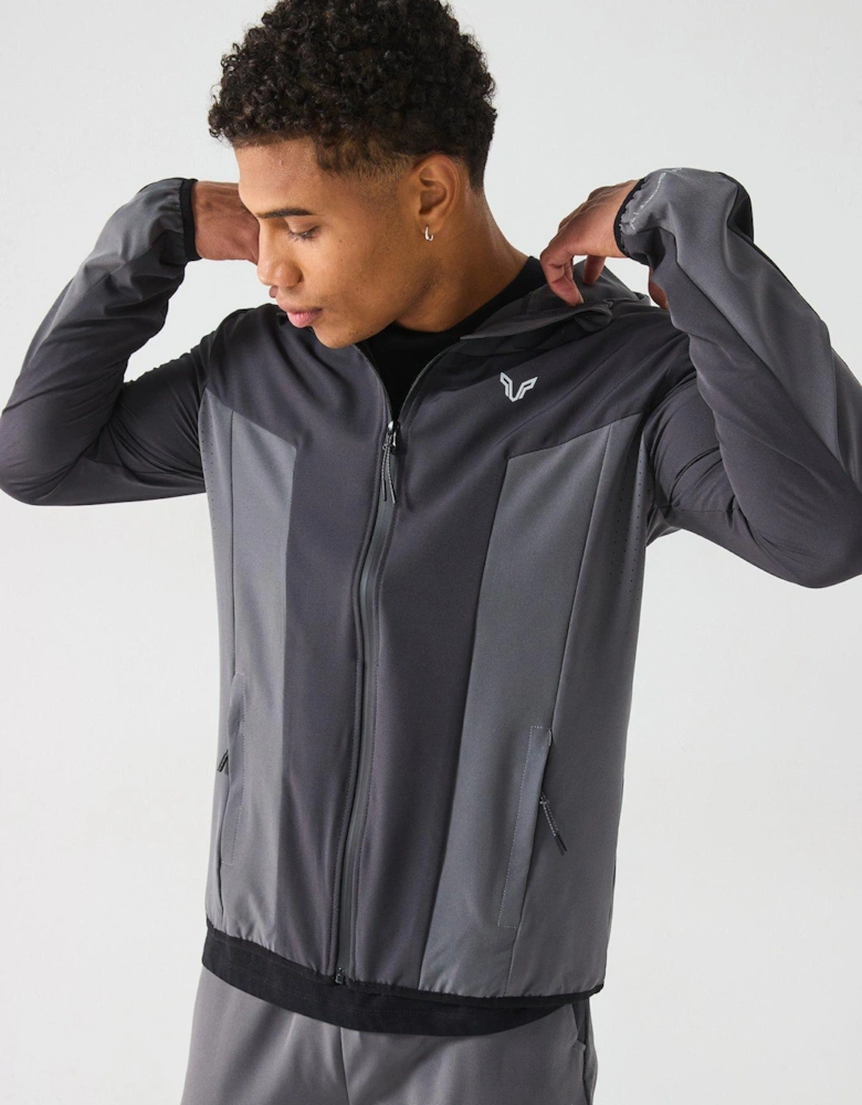 Mens Gravity Lightweight Jacket - Grey/black