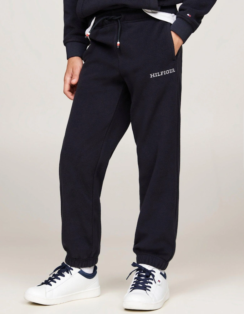 Unisex U Polar Fleece Sweatpants - Navy