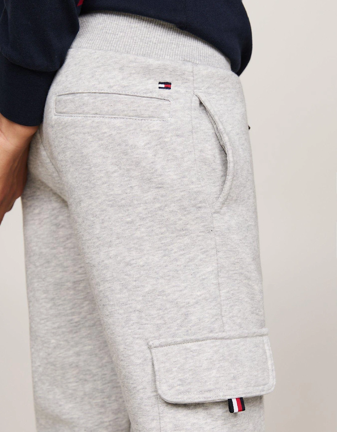Boys Monotype Fleece Reg Cargo Sweatpants - Grey