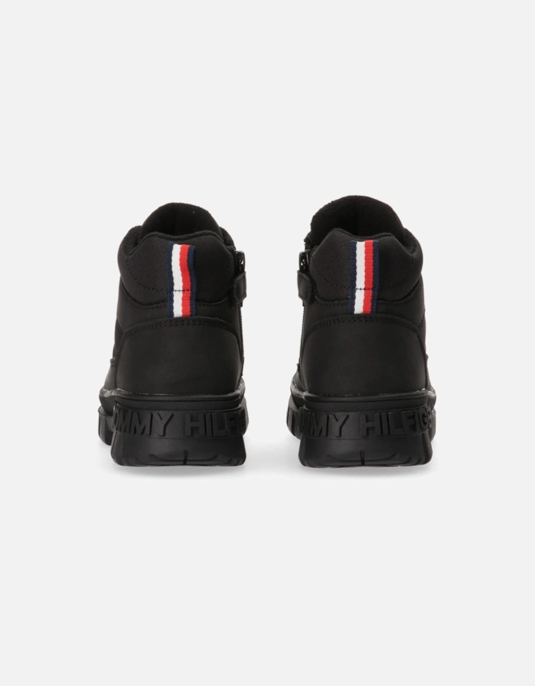 Boys Lace Up Boots - Black