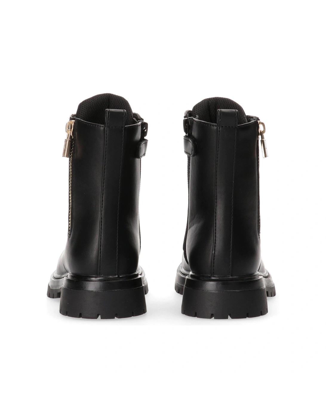Girls Lace Up Boots - Black