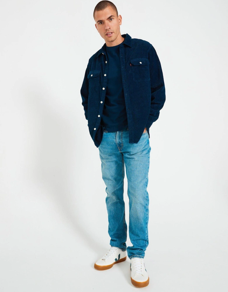 Jackson Worker Long Sleeve Shirt - Navy
