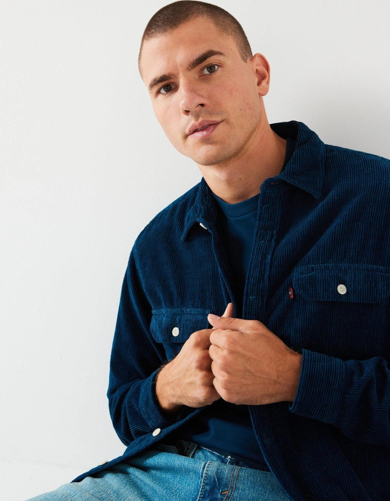 Jackson Worker Long Sleeve Shirt - Navy
