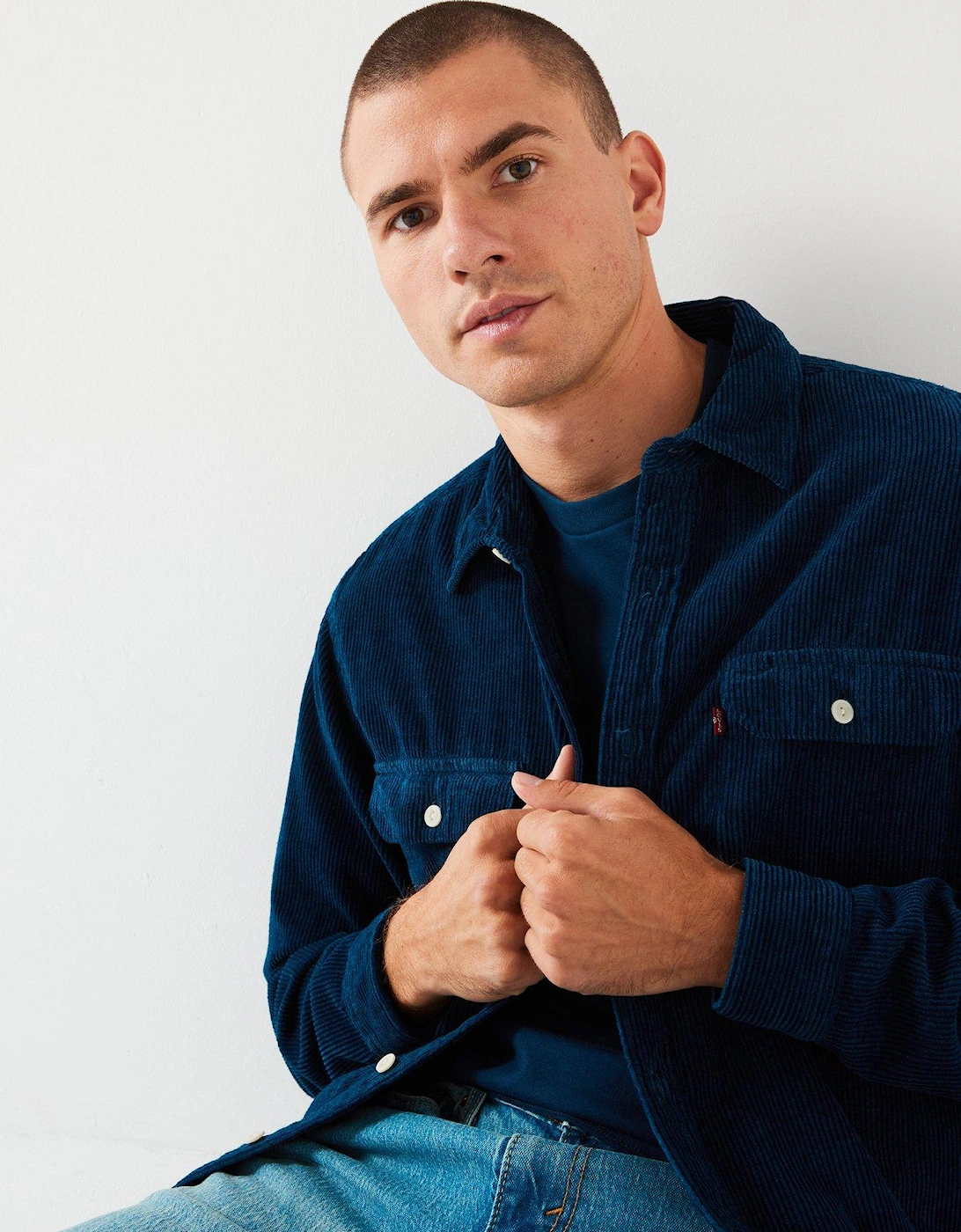 Jackson Worker Long Sleeve Shirt - Navy