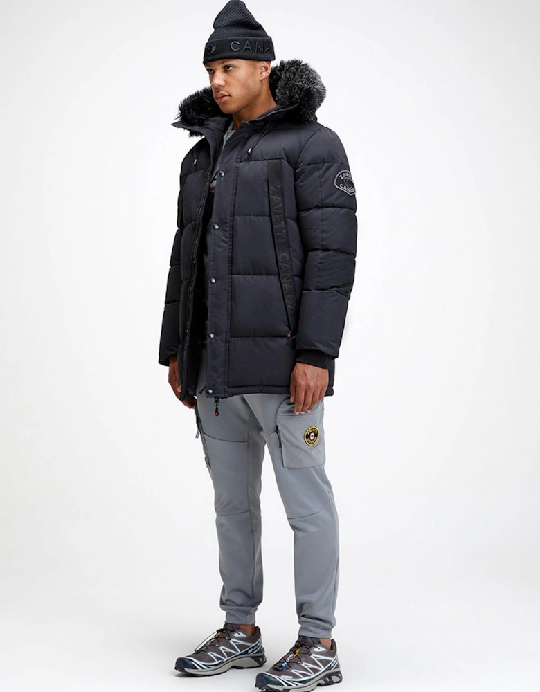 Alymer Long Parka - Black