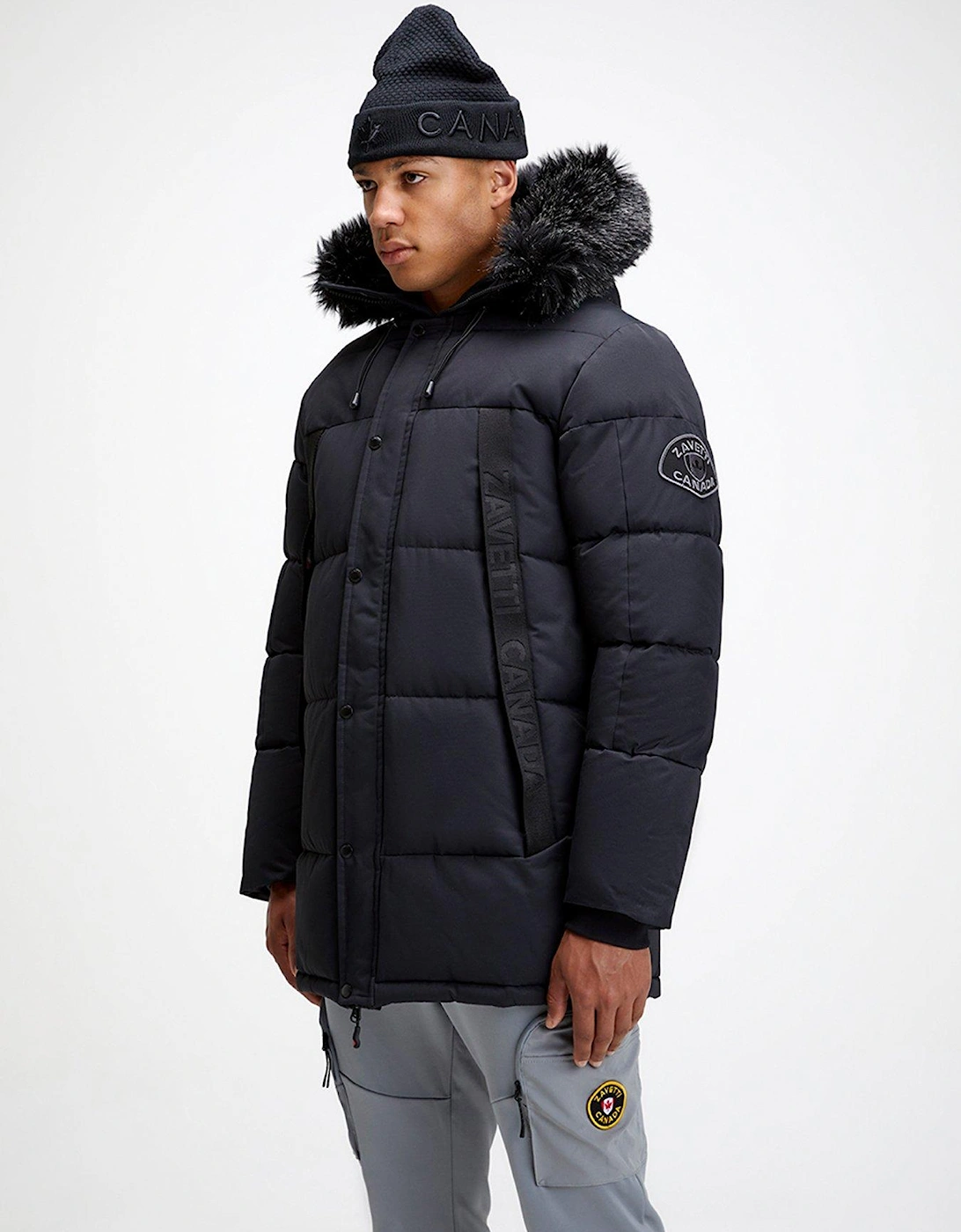 Alymer Long Parka - Black