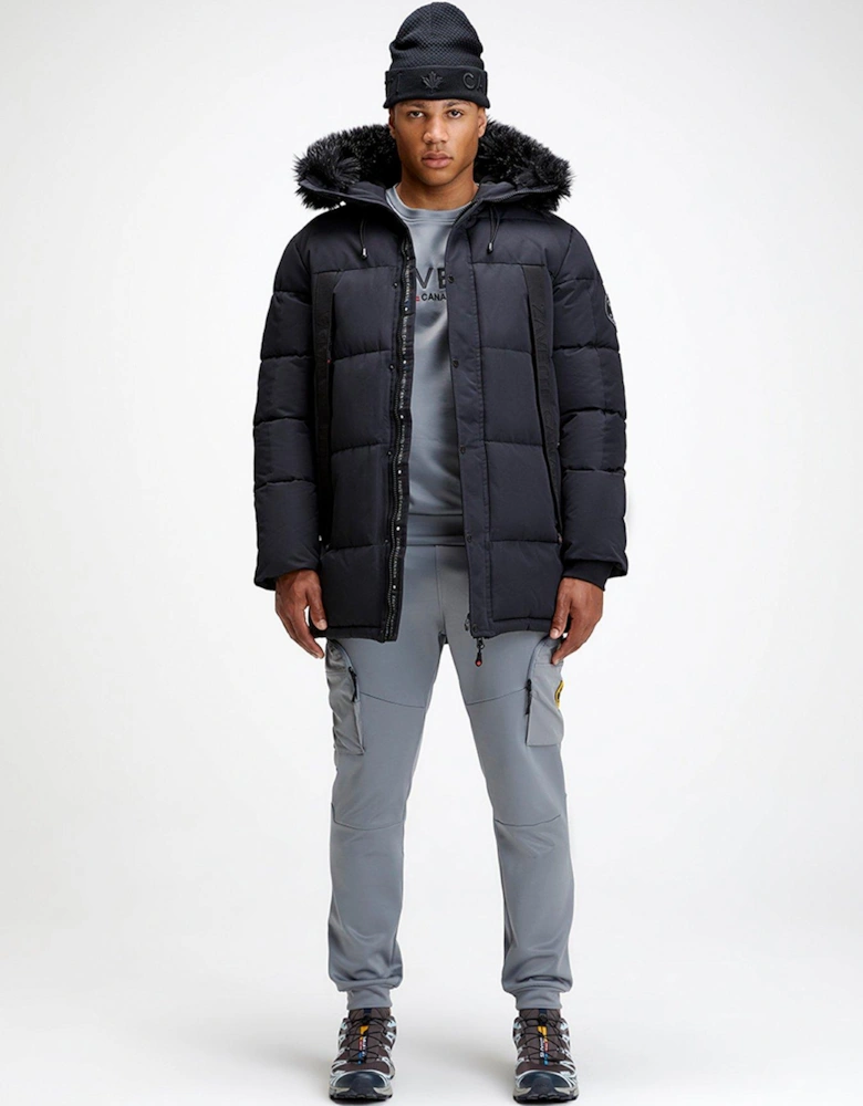 Alymer Long Parka - Black