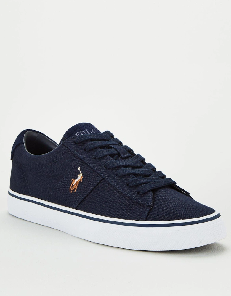 Sayer Canvas Trainers - Navy