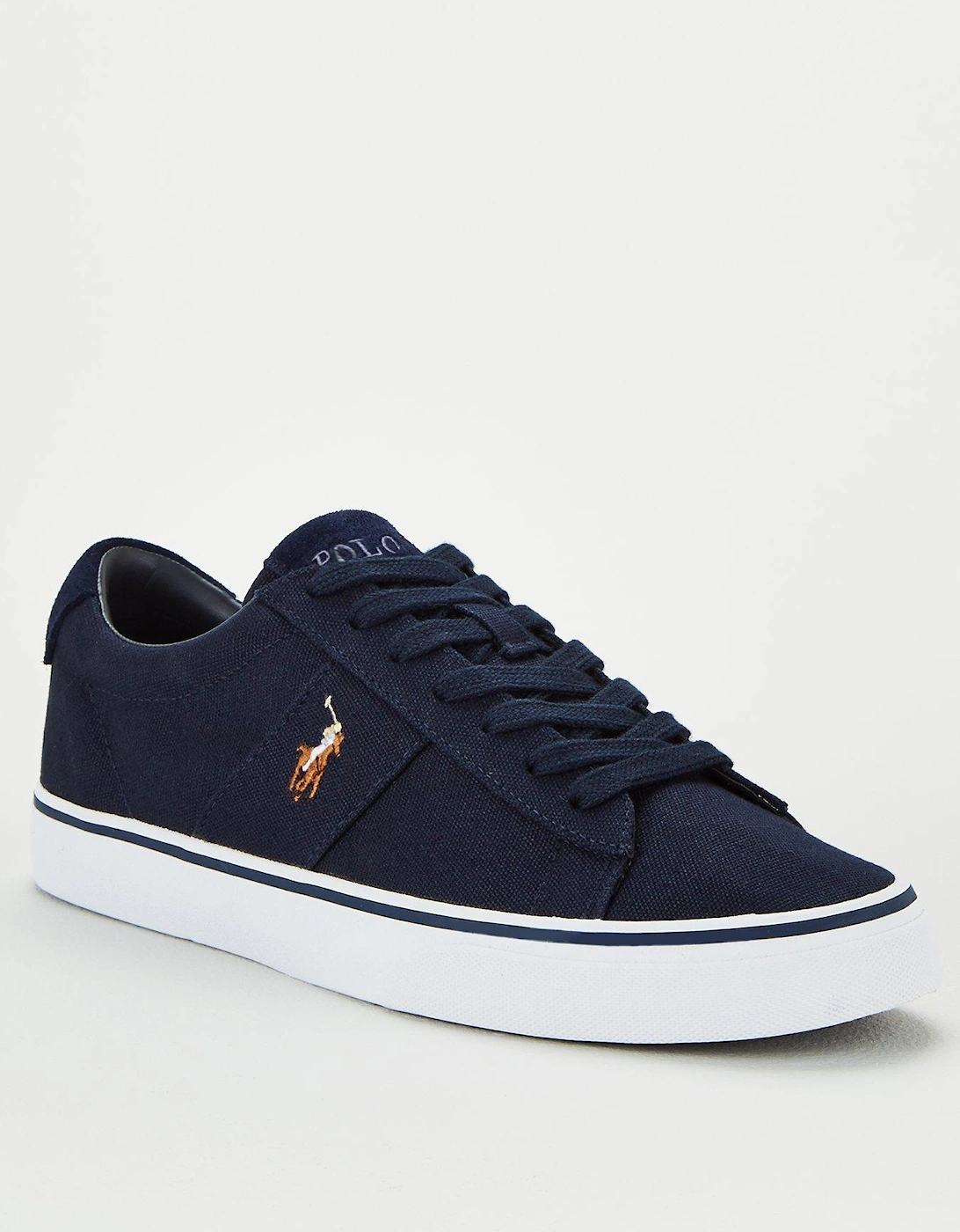 Sayer Canvas Trainers - Navy