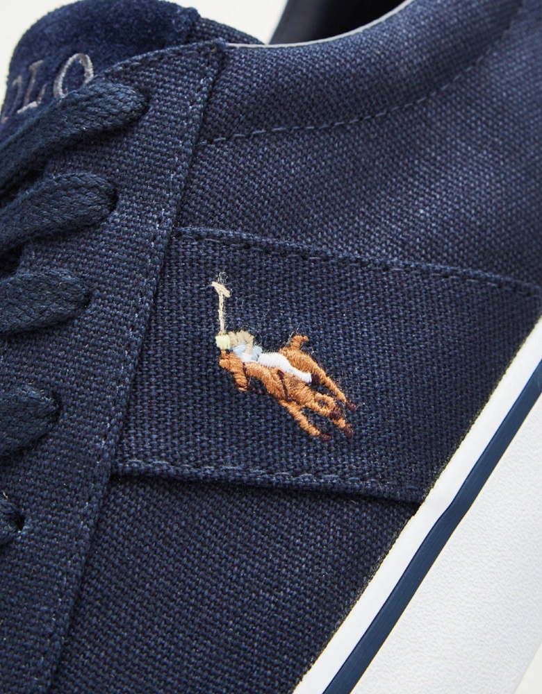 Sayer Canvas Trainers - Navy