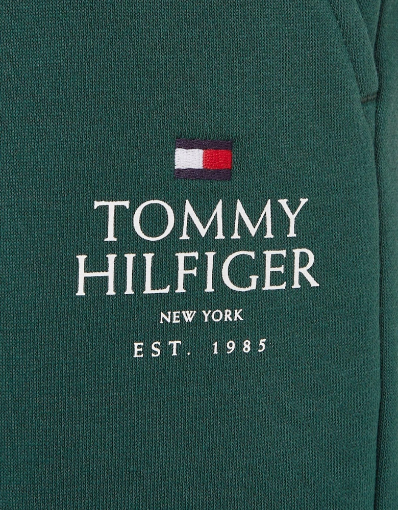 Boys Th Logo Puff Print Sweatpants - Green