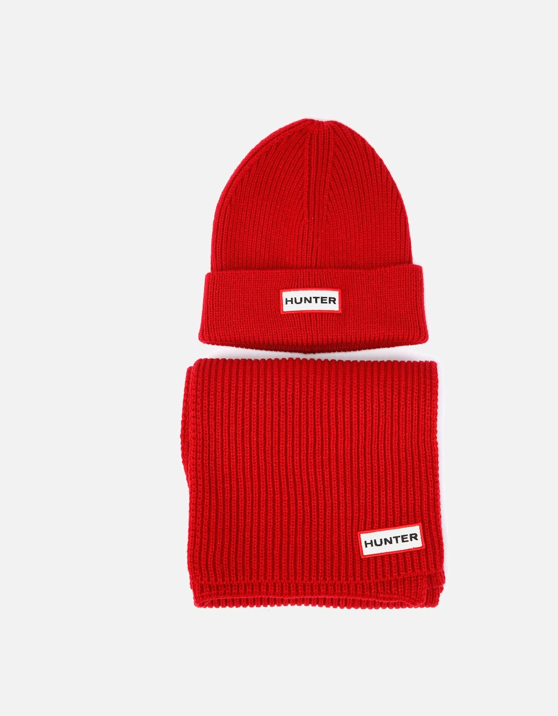 Jura Beanie Hat & Scarf Boxset Acrylic Red